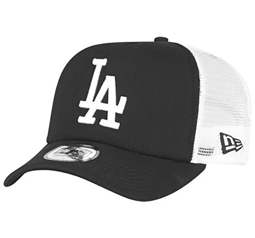 New Era Clean Trucker Los Angeles Snapback cap, Uomo, Black White, OSFA (55.8 cm - 60.6 cm...