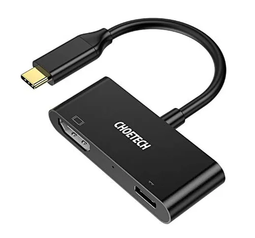 CHOETECH USB C HDMI Adattatore, Tipo C a HDMI 4K@60Hz (Compatibile Thunderbolt 3) HDMI con...