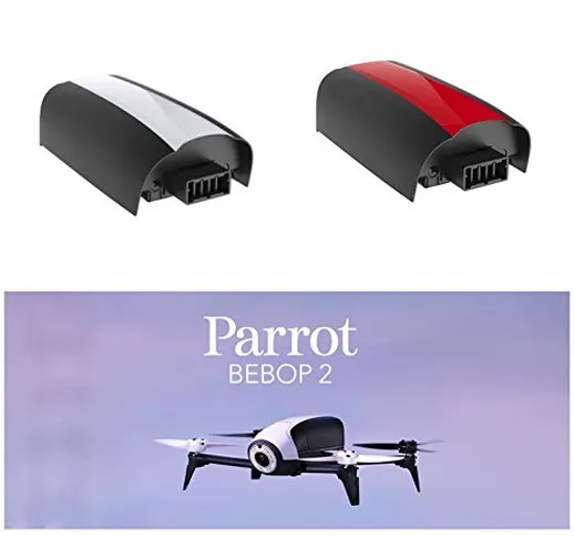 Amyove Batteria Ricaricabile Lipo 4000mAh 11.1V per Parrot Bebop 2 Drone