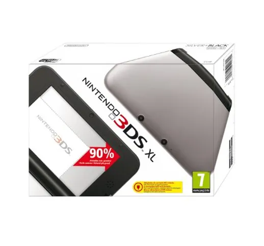 Nintendo 3DS - Consola XL, Color Negro Y Plata - [Edizione: Spagna]