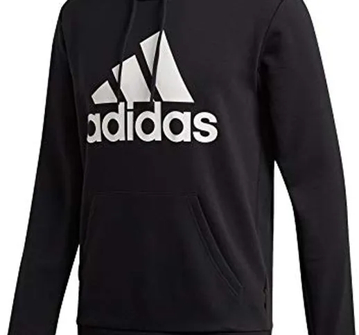 adidas MH BOS PO FT, Felpa Uomo, Nero, 2XL