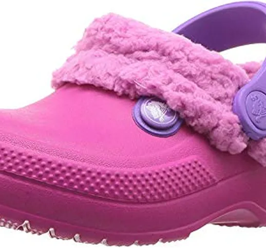Crocs Classic Blitzen III Clog Kids, Zoccoli Unisex-Bambini, Rosa (Candy/Party Pink), 22/2...
