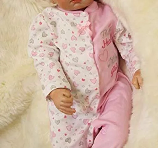 HOOMAI realistica Baby Doll Girl Reborn Bambole 55 cm Femmina Toddler Silicone Bambino Occ...