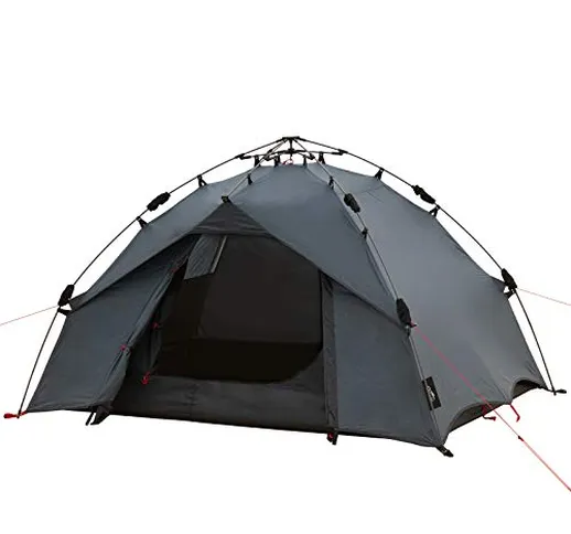 Qeedo Quick Ash 2 Tenda da campeggio 2 posti, tenda automatica (Quick-Up-System) - Sharkgr...