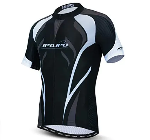 Weimostar Maglia da ciclismo uomo Bike Jersey full zip ciclo Shirt Manica Corta Strada Bic...