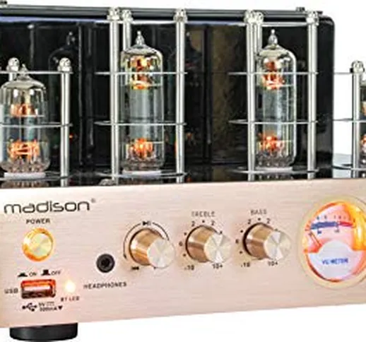 Madison MAD-TA10BT amplificatore valvolare Hifi, Bluetooth 2.1+EDR
