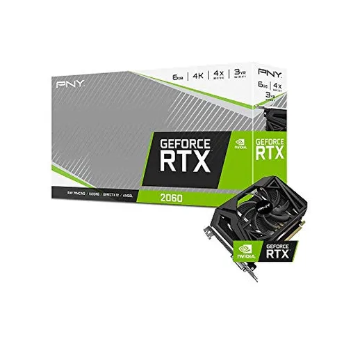 PNY GeForce RTX 2060 - Scheda grafica a ventola singola, 6 GB