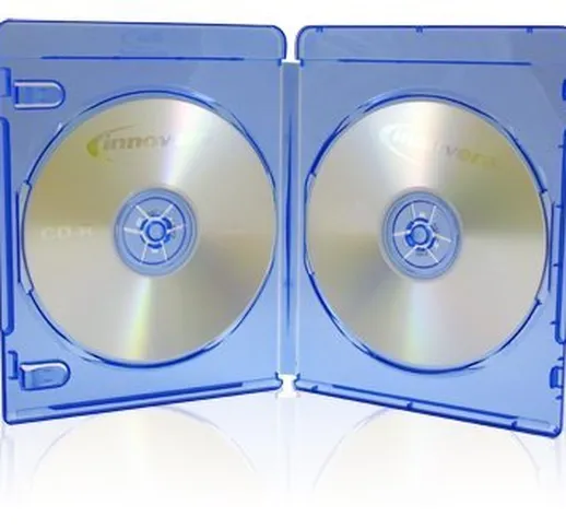 25 x double (2) Disc Blu-Ray 11 mm Storage Cases con logo – Dragon Trading® Marchio