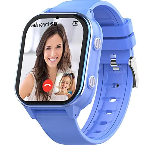 SEVGTAR Smartwatch GPS 4G con Videochiamata, Smart Watch Con Immagini e Messaggi Vocali, O...