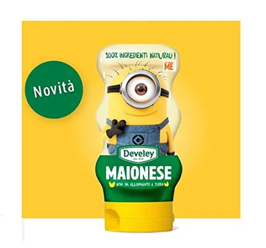 Maionese Develey Mc Donald's 250 ml 100% ingredienti naturali senza glutine uova da alleva...