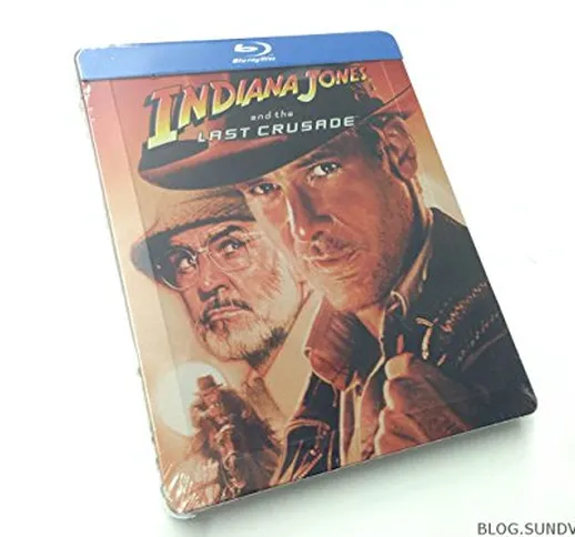 Indiana Jones and the Last Crusade Bluray Steelbook - Zavvi Exclusive [UK]