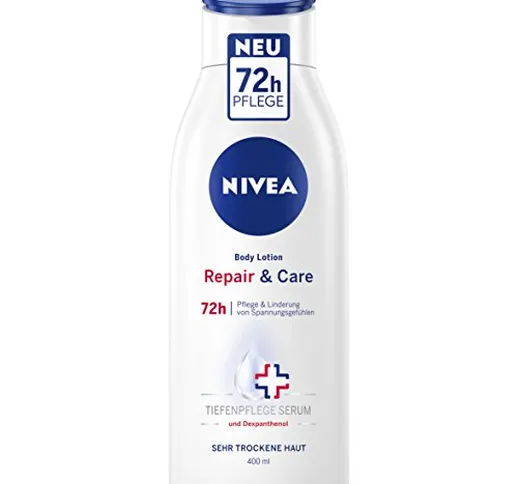 Nivea, Crema fluida corpo Ripara & Protegge, 3 pz. da 400 ml