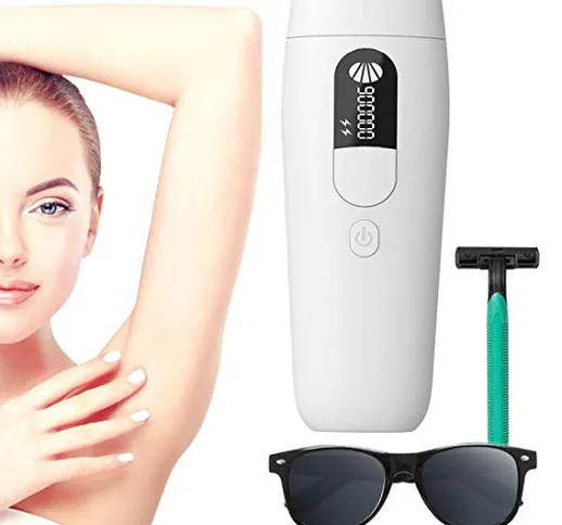 Epilatore a Luce Pulsata IPL, ACTION Epilatore Laser Permanente per Donne e Uomini, Sistem...