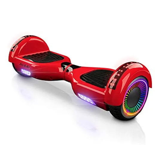 ACBK - Scooter Elettrico Hoverboard Autobilanciato con Ruote LED da 6.5'' (Altoparlante Bl...