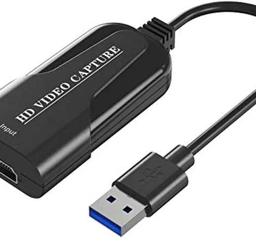 Scheda di acquisizione video USB 2.0 HDMI Video HD 1080P Capture Box Streaming live per vi...