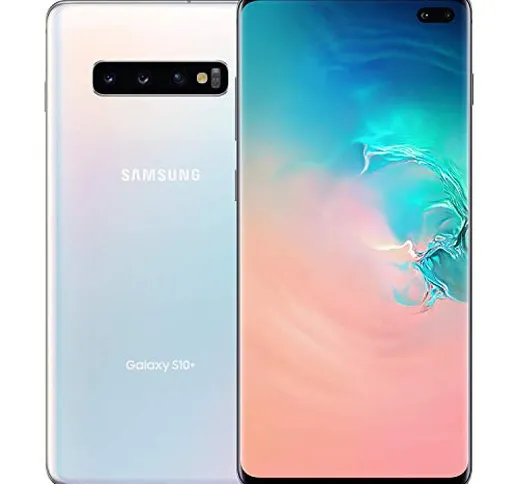 Samsung Galaxy S10+ (SM-G975) Hybrid SIM Sbloccato 128GB Bianco (Ricondizionato)