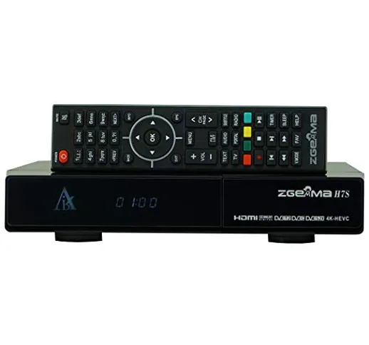 Zgemma H7S - 4k - Dual sat DVB-s2X e DVB-T2 - Triple - Multistream - SPEDIZIONE IMMEDIATA