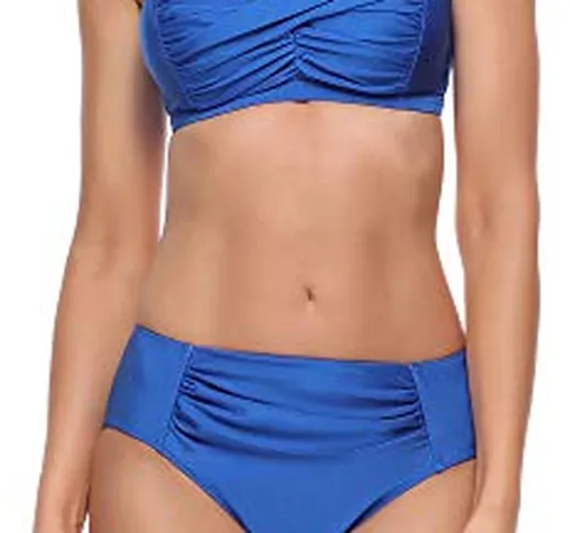 Merry Style Coordinato Bikini Donna P75499S (Blu Brillante, EU (80 D/40) = IT (3 D/46))