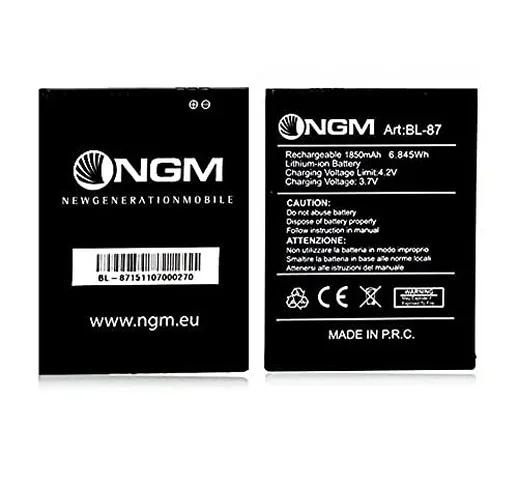 ORIGINALE NGM Batteria BL-87 per You Color M500 1850 mAh LI-Ion Bulk