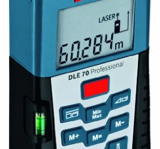 Bosch Professional GLM 80 + BS 150 Distanziometro Laser, 635 nm (< 1 mW), IP 54, Blu