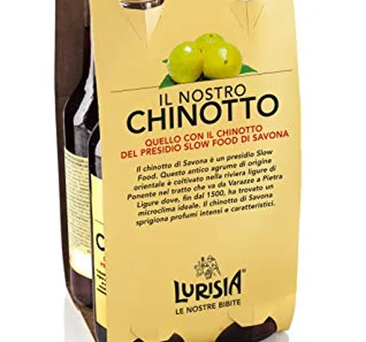 Lurisia Il Nostro Chinotto – 4 Bottiglie in Vetro 100% Riciclabile da 275ml, Bevanda Analc...