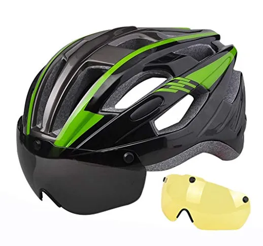 GYM Bike Helmet Leggera Casco da Bicicletta for Gli Uomini di Montagna delle Donne & Strad...