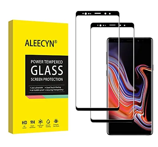 2 Pezzi Vetro Temperato per Samsung Galaxy Note 9, Pellicola Protettiva VetroSamsung Galax...