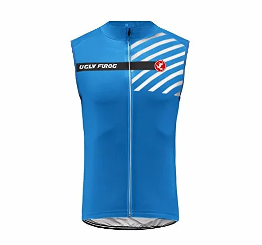 Uglyfrog #v01 2018 New Senza Maniche Magliette Jersey Uomo Mountain Bike Cycling Vest Cami...