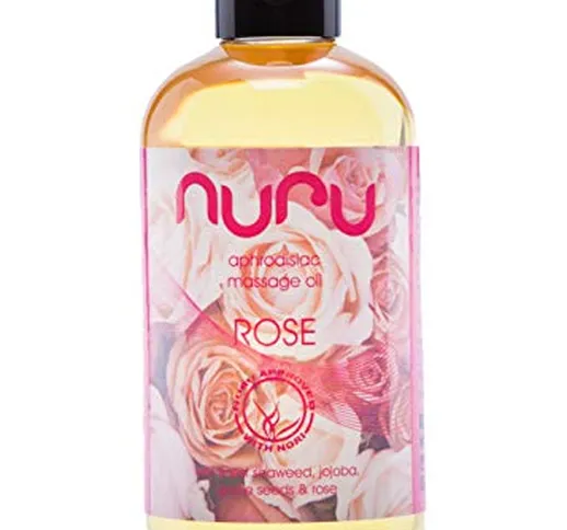 Nuru® - Rose olio da massaggio - 1 bottiglia, 250 ml