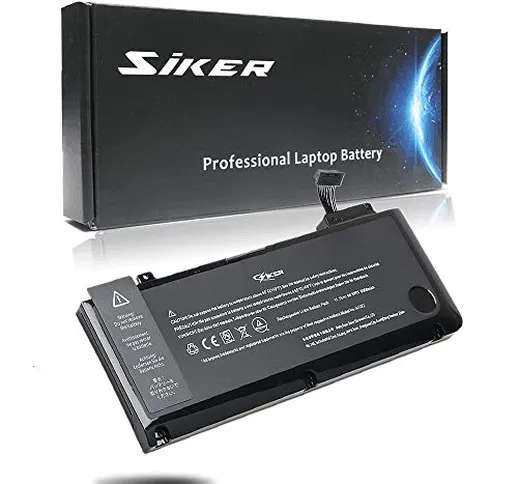 SIKER® Nuovo Laptop A1322 batteria per A pple M acbook Pro 13'' (A1278 ,Metà del 2009, met...