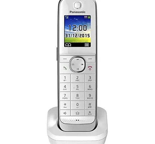 Panasonic KX-TGJA30EXW - Telefono cellulare con base di ricarica, colore: Bianco