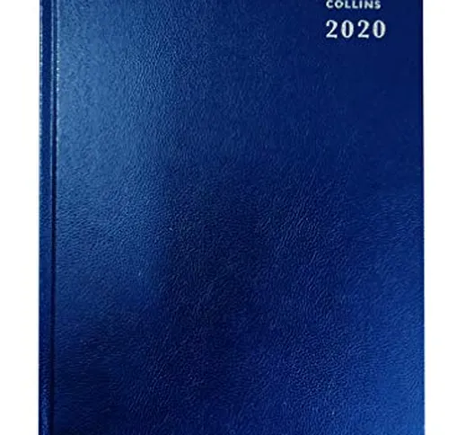 Collins Desk 40-2020 - Agenda settimanale A4, colore: Blu