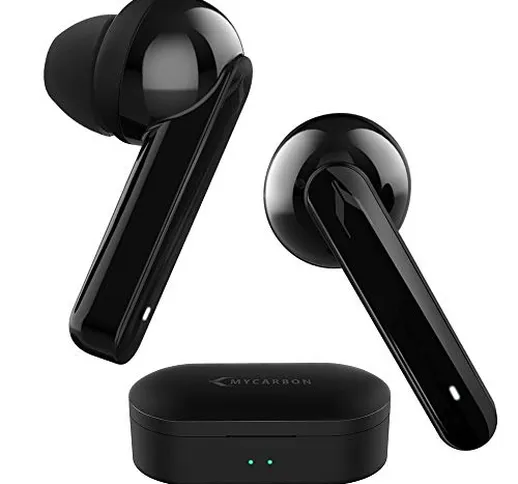 MYCARBON Auricolari Bluetooth senza Fili 5.0 Cuffie Wireless 4 Microfoni Cancellazione del...