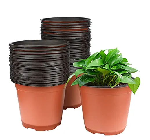 50 pezzi 15 cm piante in plastica morbida pentole, piantine vasi semi vasi, vasi vivaio fi...