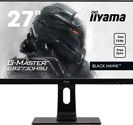 iiyama G-MASTER Black Hawk GB2730HSU-B1 68,6 cm (27") Gaming Monitor Full-HD (VGA, HDMI, D...