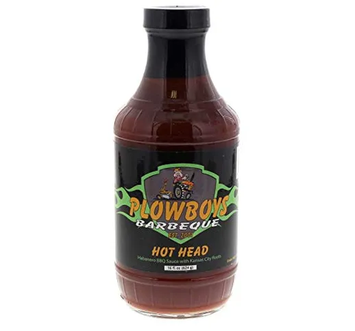 Plowboys BBQ 'Piccante Head' Salsa Barbecue - 624g (16 oz)