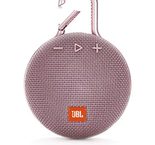 JBL CLIP 3 Speaker Wireless Bluetooth, Altoparlante Portatile Impermeabile (IPX7) con mosc...