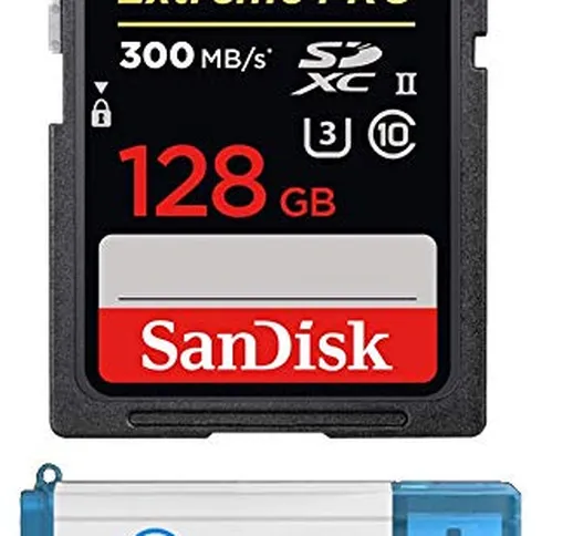 SanDisk 128GB SDXC SD Extreme Pro UHS-II Memory Card Works with Sony a7R IV (a7R4) Mirrorl...