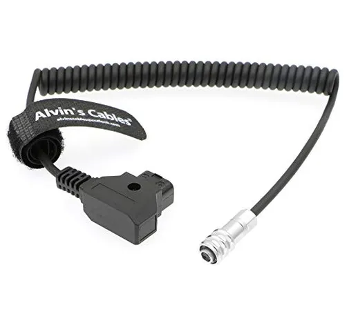 Alvin's Cables BMPCC4K BMPCC 4K a D-Tap Cavo di Alimentazione a Spirale per Blackmagic Cin...