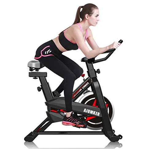 AJUMKER Cyclette Indoor Bike Spin, Cyclette Diadora Fitness Indoor Professionale, Attrezza...