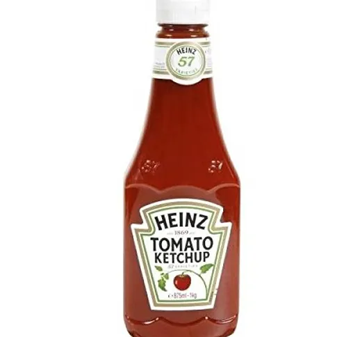 Heinz Tomato Ketchup superiore della bottiglia da spremere 1kg - ( Prezzo unitario ) - Hei...