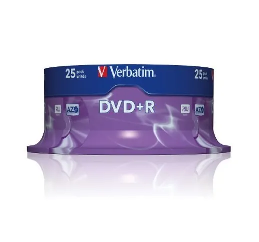 Verbatim 43500 – DVD + R 16 x 25PK spindle