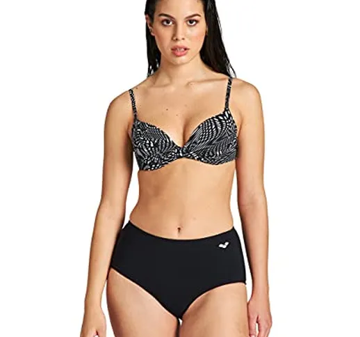 ARENA Bodylift Clara Bikini Donna Coppa B, Black Multi-Black/Nero, 42