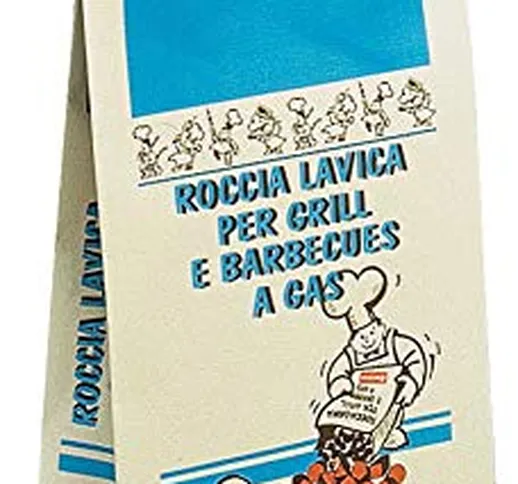Ferraboli Pietra Lavica in Sacchetto 2,5 kg per Barbecue a Gas GPL