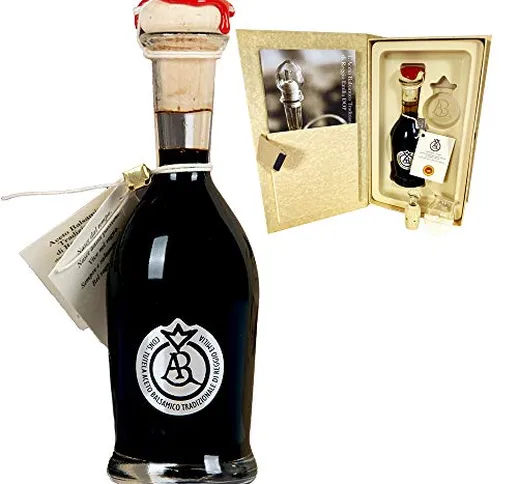 Aceto Balsamico Tradizionale di Reggio Emilia DOP "Bollino Argento" . Almeno 20 anni di in...