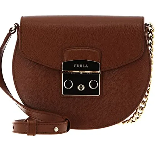 FURLA Mini Borsa a Bandoliera Metropolis Cognac h (BATJEPO-ARE000-03B00-1-007)