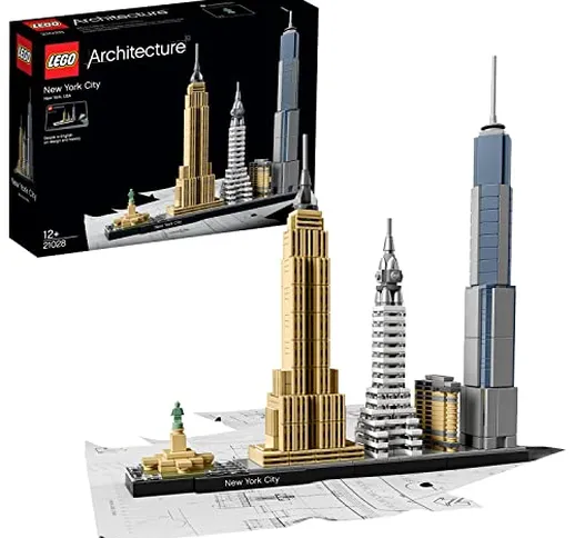LEGO 21028 Architecture New York City, Set Modellino da Costruire della Collezione Skyline...