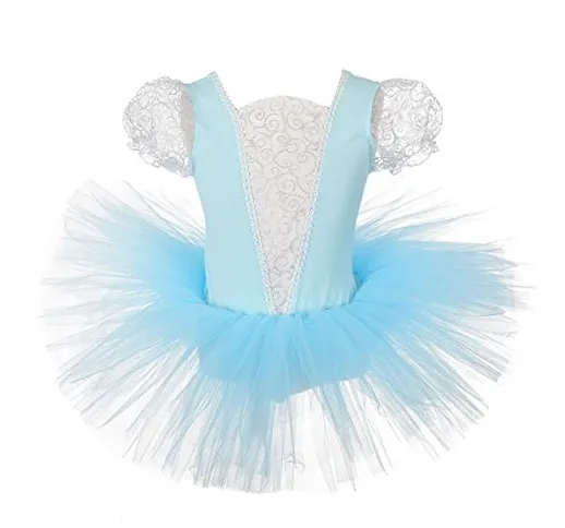 Lito Angels Principessa Cenerentola Tutu Ballerina Costume per Bambina, Vestito dal Ballet...