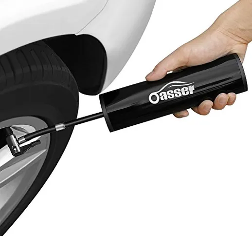 Oasser Compressore Portatile per Auto Aria Mini Pompa con Batteria Ricaricabile per Moto,...