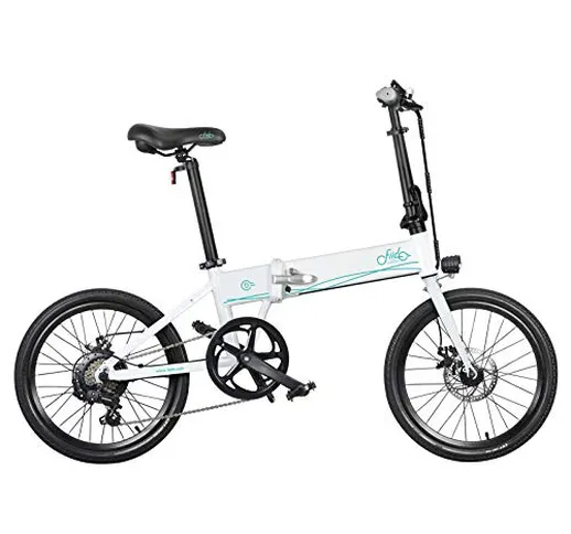 FIIDO D4S Bicicletta Elettrica Pieghevole, 20" Lega di Alluminio 18,8 Kg Bicicletta Pieghe...